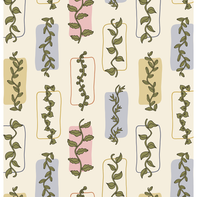 Winding Vines in Organic Colors by Beth Baxter Studio