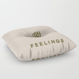 flowers feelings Floor Pillow