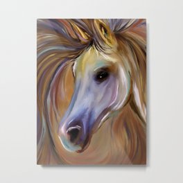 Misson Horse Metal Print | Painting, Ink, Digital, Acrylic 
