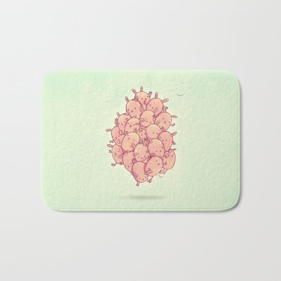 Cute bunnies Bath Mat