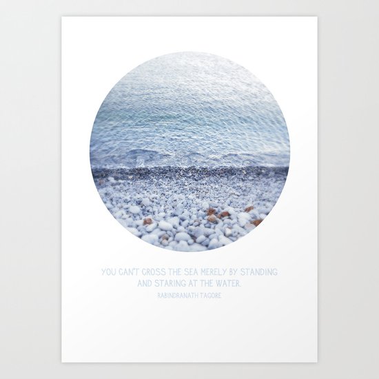 Standing and Staring Art Print