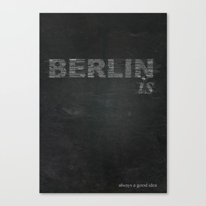 BERLIN is Canvas Print