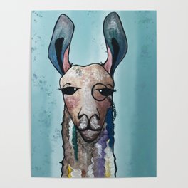 The Judgy Llama Poster