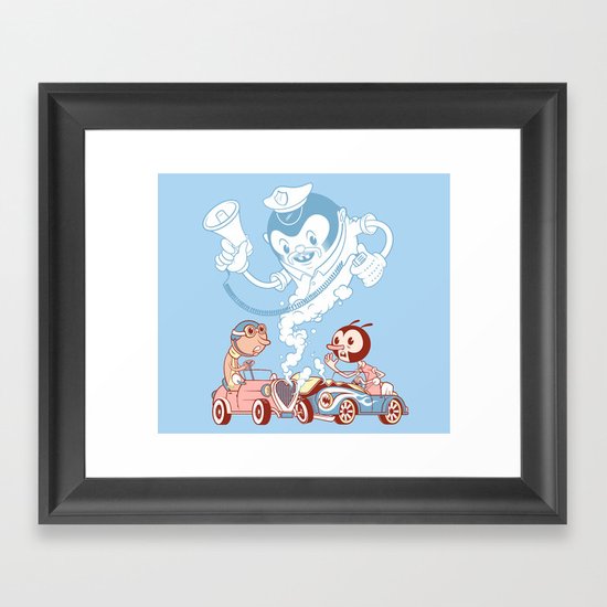 CrashBoomBang Framed Art Print