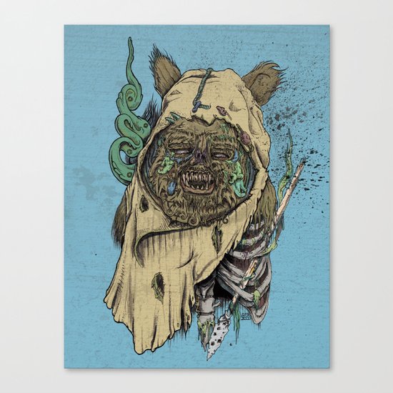 Zombwok Canvas Print