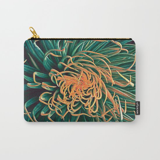 Green & orange succulent Carry-All Pouch