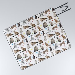 Various Cats Pattern Picnic Blanket