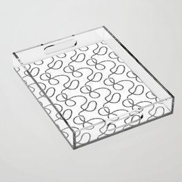 bicycle chain repeat pattern Acrylic Tray