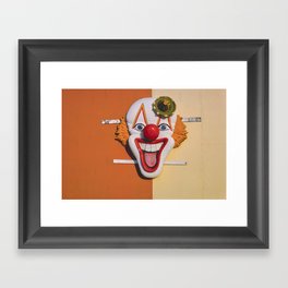 Clown Ornament, Seaside Heights, New Jersey  Framed Art Print