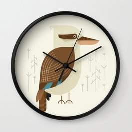 Laughing Kookaburra, Bird of Australia Wall Clock