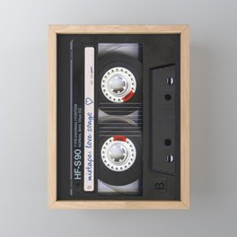 Mixtape: Love Songs Framed Mini Art Print