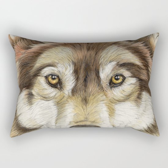 WOLF Rectangular Pillow