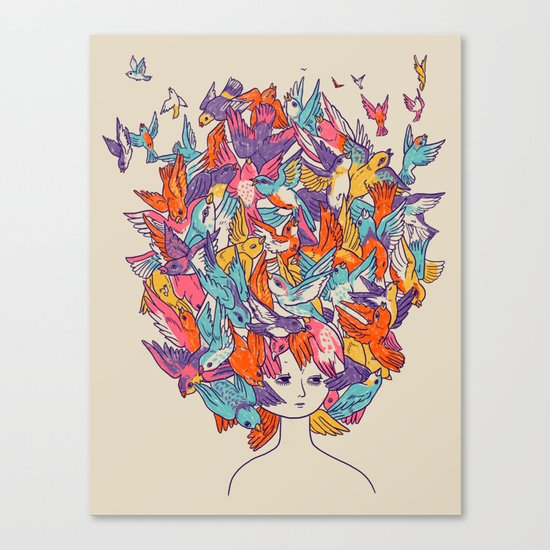 Birdy Canvas Print
