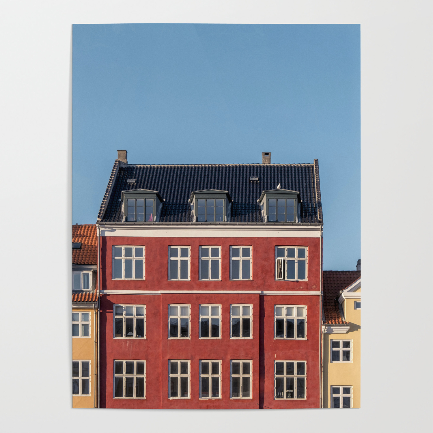 Colorful houses I Nyhavn, Denmark I architecture I Vintage pastel colors Poster by Floris Trapman Photography Society6