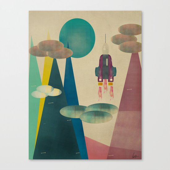 life on mars Canvas Print