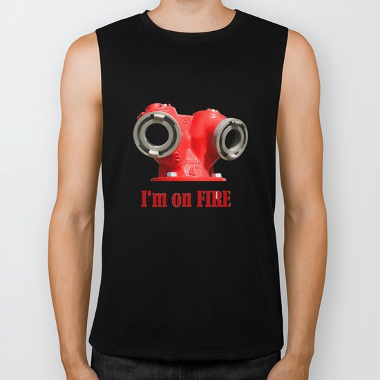 I'm on FIRE Biker Tank