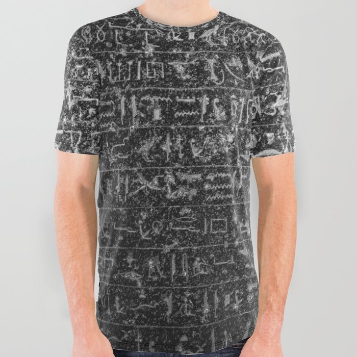 Hieroglyphs, Logographic Writing System All Over Graphic Tee