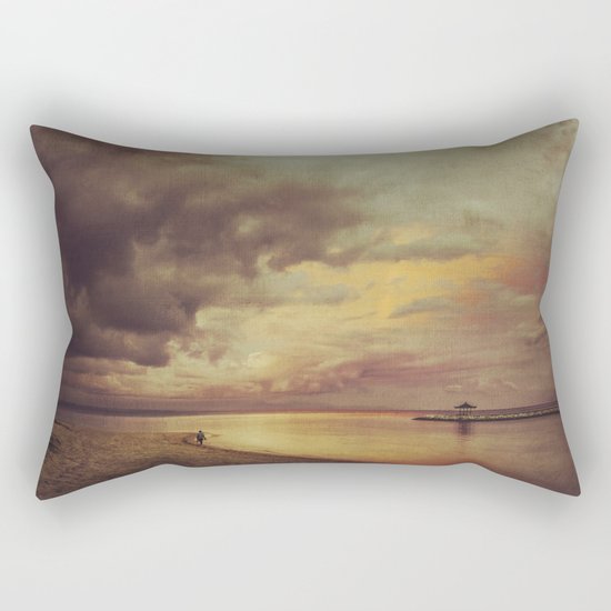 Walk Alone Rectangular Pillow