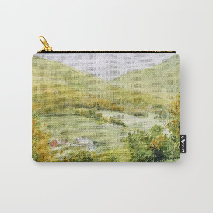 Autumn Fall on a Vermont Town Carry-All Pouch