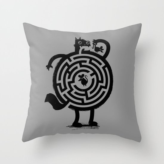 Amazin' Cat Throw Pillow