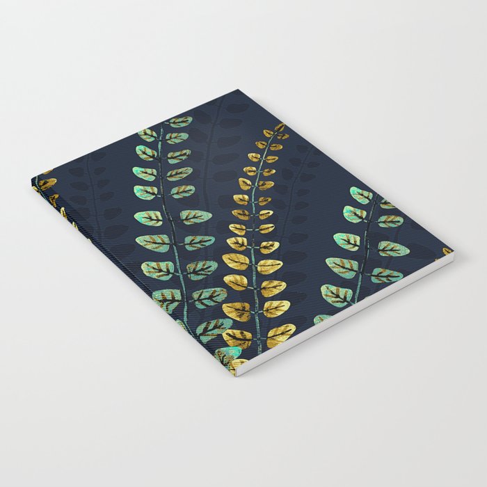 Golden Turquoise Notebook