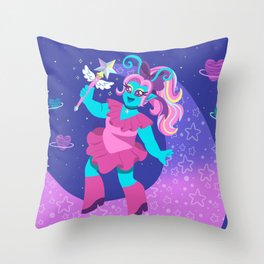 Space Princess Magical Girl Throw Pillow