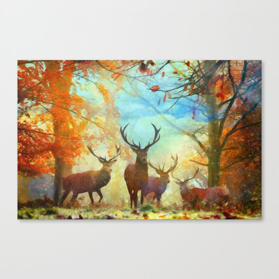 Autumn Forest Watch Canvas Print