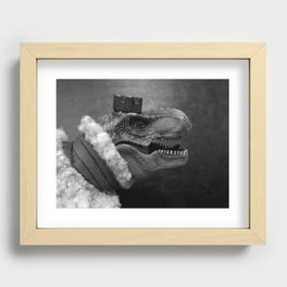 The Old King of the Cretaceous Recessed Framed Print