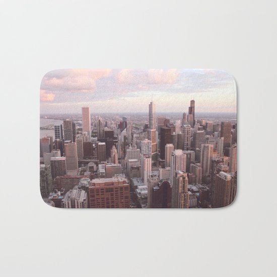Chicago Skyline Bath Mat