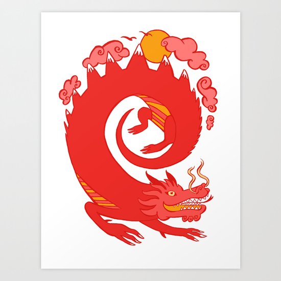 Dragon Art Print