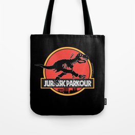 Jurassic Parkour Tote Bag