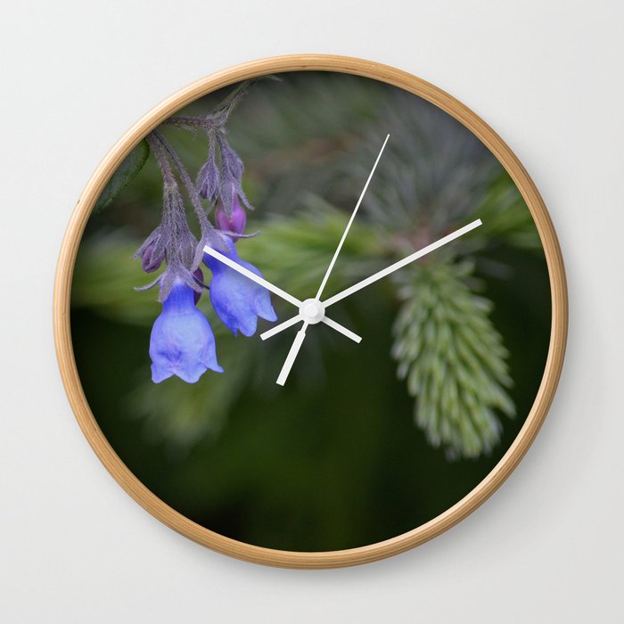 Bluebells Wall Clock