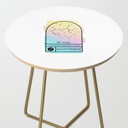 Sagittarius Zodiac | Pastel Gradient Side Table
