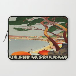 Vintage poster - Cote D'Azur, France Laptop Sleeve