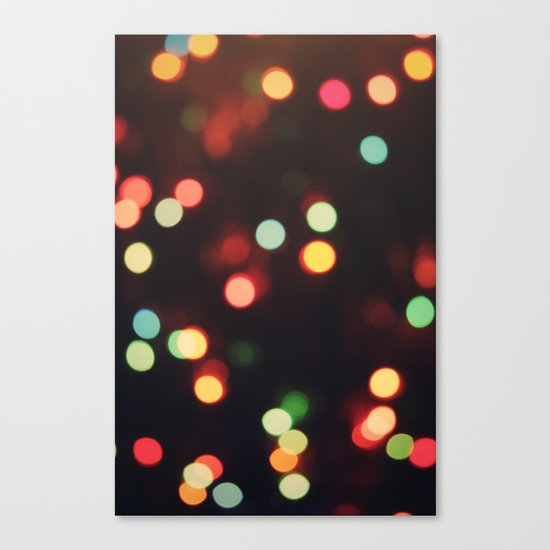 Christmas Lights Canvas Print