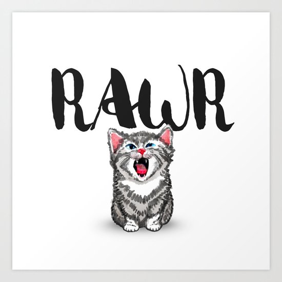 Little Pal, Big Roar Art Print