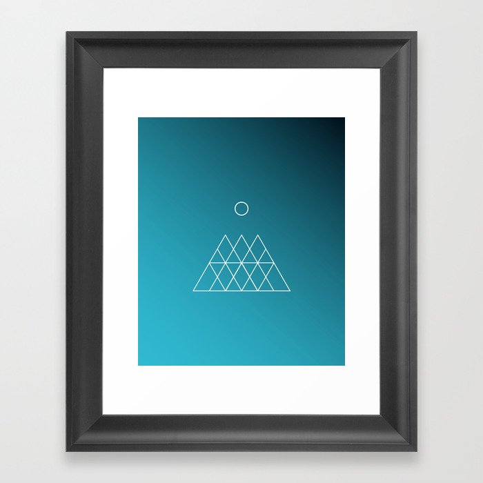 Geometry Framed Art Print
