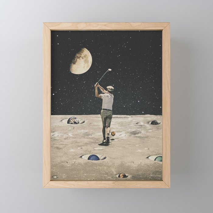 Golf Framed Mini Art Print