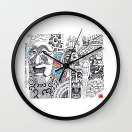 Memory of Korea Wall Clock