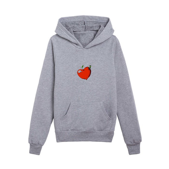 Cute Caterpillar Love Story Kids Pullover Hoodie