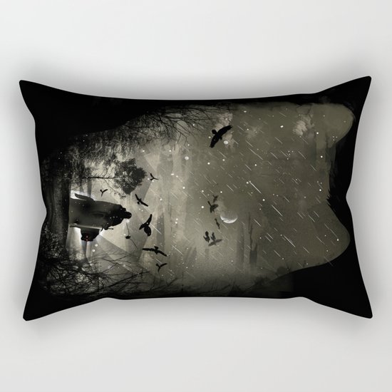 The Lord Crow Rectangular Pillow