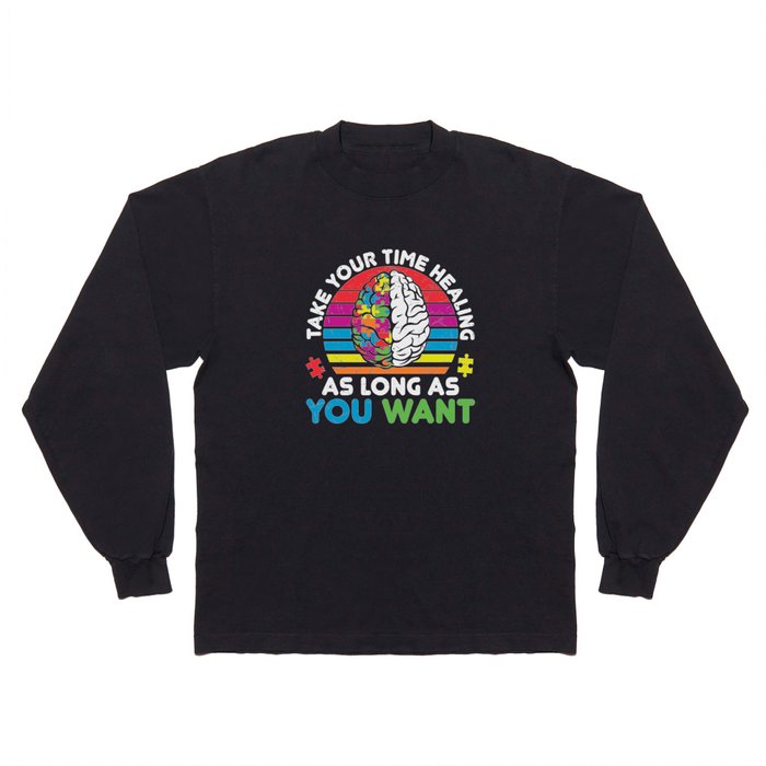 Autism Awareness Colorful Puzzle Long Sleeve T Shirt