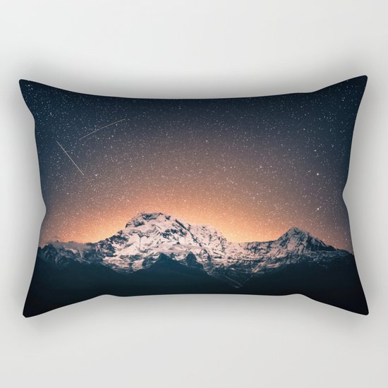Magical Mountain #galaxy #photography Rectangular Pillow