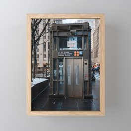 Take the Subway | New York City | Street Photography Framed Mini Art Print