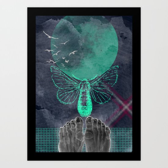 Moonwalk Art Print