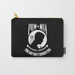 POW MIA - Prisoner of War - Missing in Action flag Carry-All Pouch | Graphicdesign, Youare, Mia, Pow, Notforgotten, Missing In Action, Vets, Flag, Prisoner, Prisoner Of War 