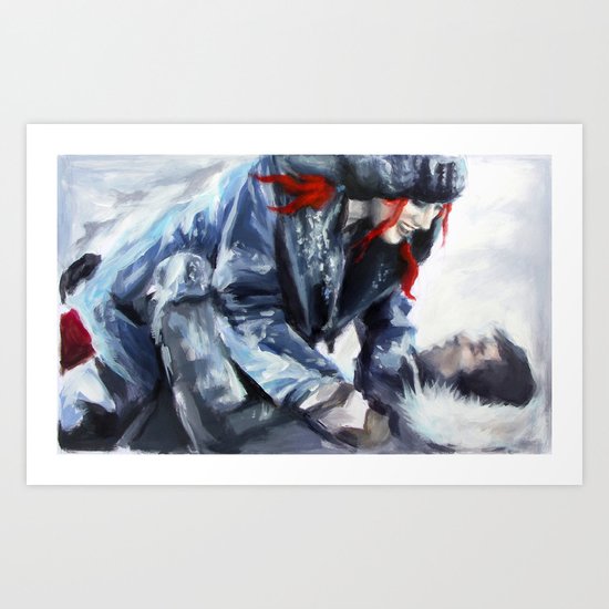 fire and ice I Art Print