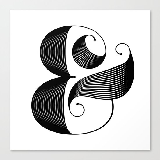 Ampersand Canvas Print