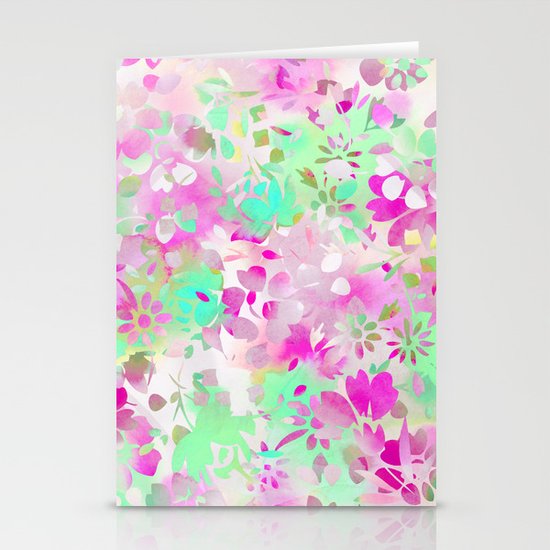 Floral Spirit 4 Stationery Cards