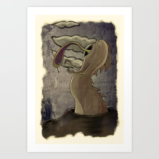 Dragbol Art Print